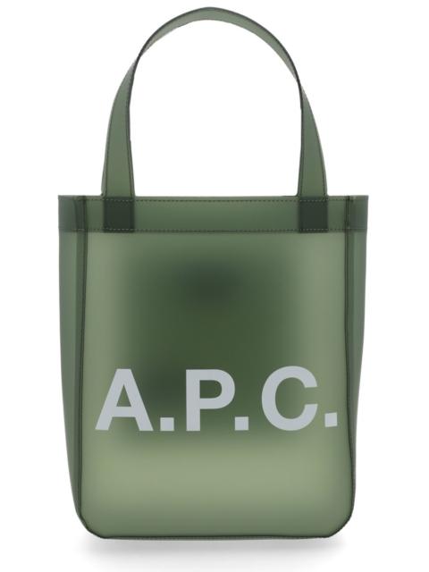 A.P.C. SMALL "LOU" TOTE BAG WITH LOGO