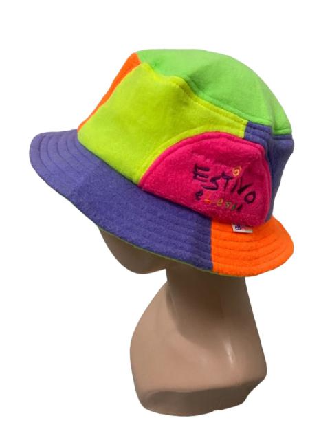 Vintage Ellesse Estivo Multicolor Bucket Hat