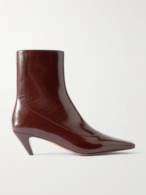 Stella McCartney Spur Glossed Ankle Boots