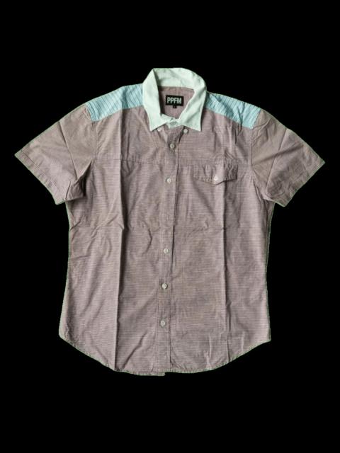 PPFM Vintage PPFM Japanese Brand Punk Striped Shirt Union Jack
