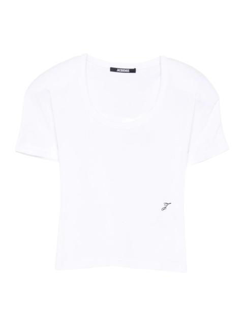 JACQUEMUS Le T-Shirt Gros Grain Manches Courtes