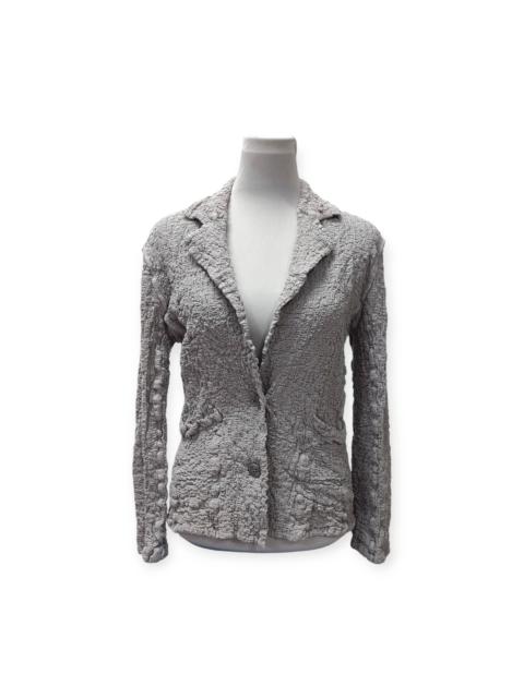 ISSEY MIYAKE Me Cauliflower Pleated Stretch Cardigan Blazer