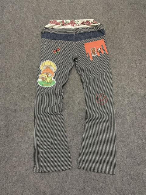 Japanese Brand - Grand ground hickory flared pant