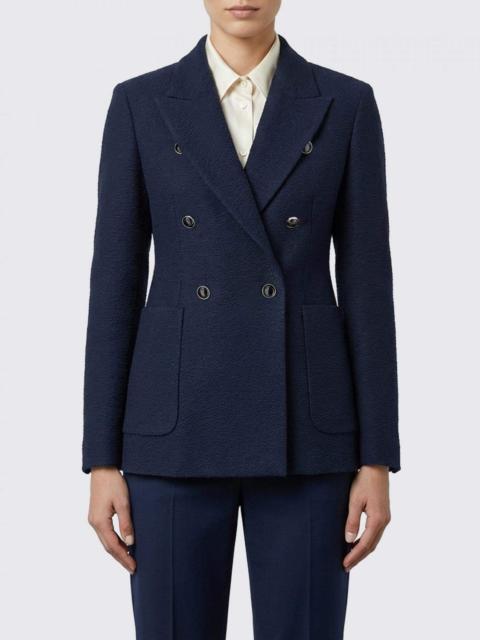 Max Mara Max Mara Women Double-Breasted Virgin Wool Blazer Max Mara
