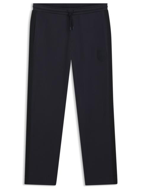BOSS CREST-LOGO TRACKSUIT BOTTOMS IN A REGULAR FIT