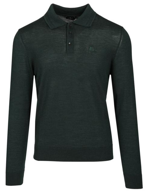 Etro Etro Men Wool And Silk Polo Shirt