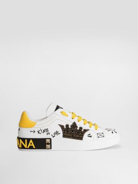 Dolce & Gabbana Portofino nappa calfskin sneakers