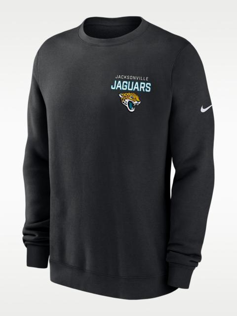 Nike Jacksonville Jaguars Draw Block Club Men's Nike NFL Pullover Crew