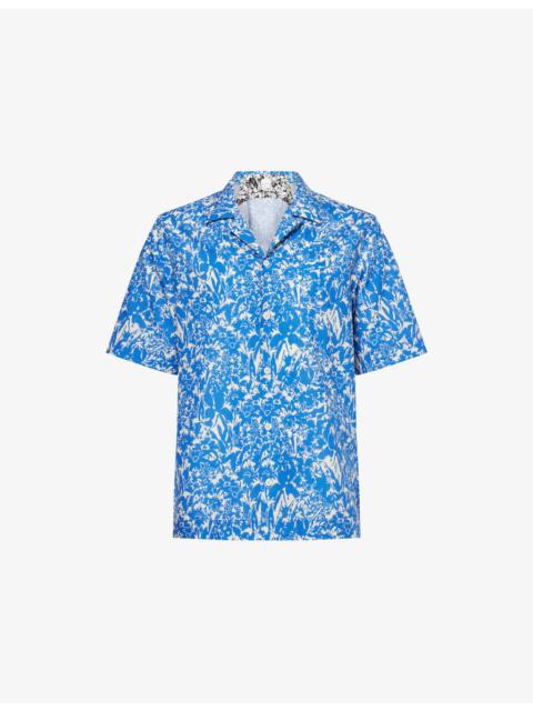 Paul Smith Graphic-Print Regular-Fit Cotton Shirt