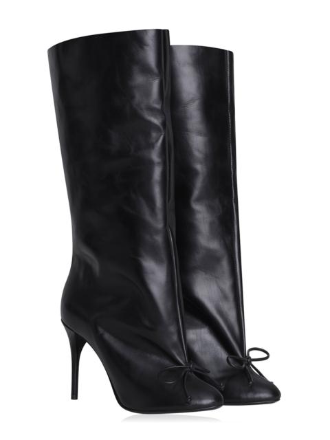 Alaïa Leather High Boots black