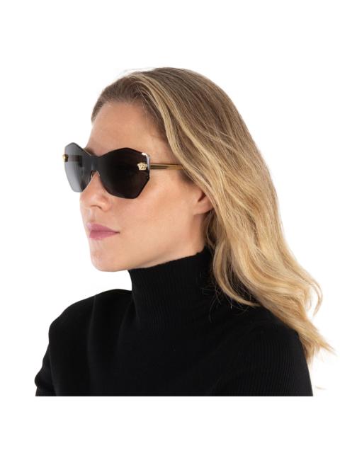 VERSACE Versace Dark Grey Shield Ladies Sunglasses VE2182 100287 43