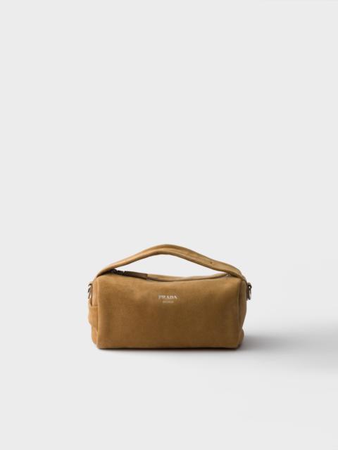 Prada Suede leather shoulder bag