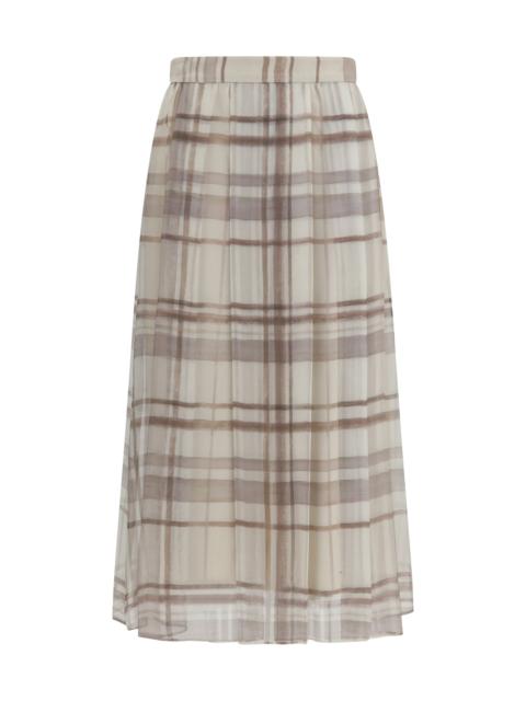 Brunello Cucinelli Brunello Cucinelli Women Silk Midi Skirt