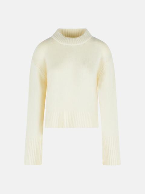 LISA YANG 'SONY' CREAM CASHMERE SWEATER