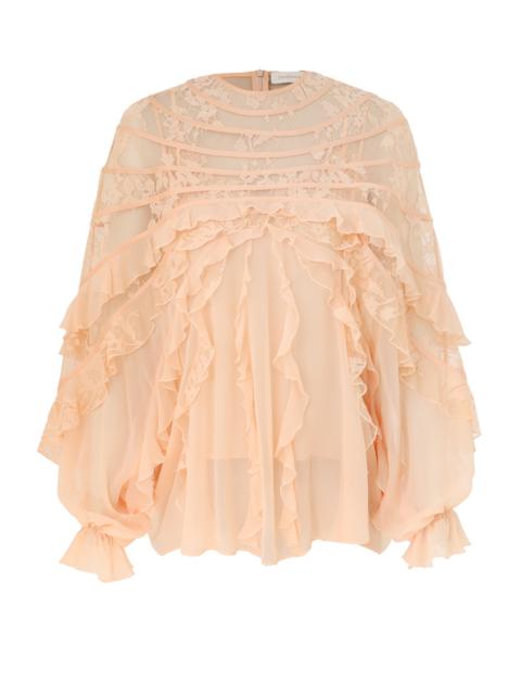 Zimmermann REBELLION SPLICE BILLOW BLOUSE