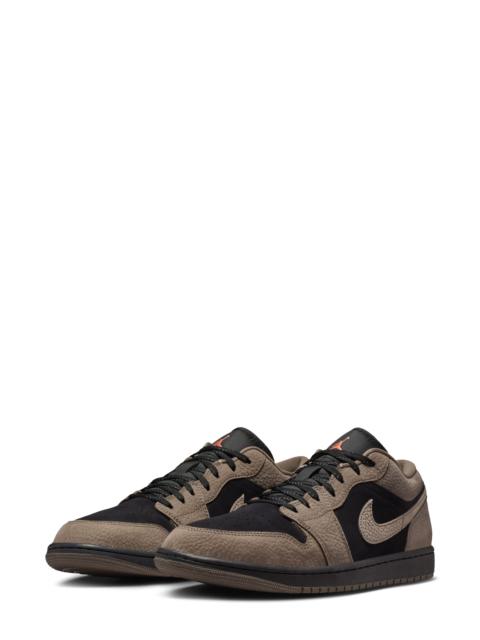 Jordan Air Jordan 1 Low SE Sneaker in Noir/Gris Olive at Nordstrom