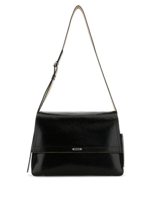 Alexander McQueen Black leather The Slouch crossbody bag