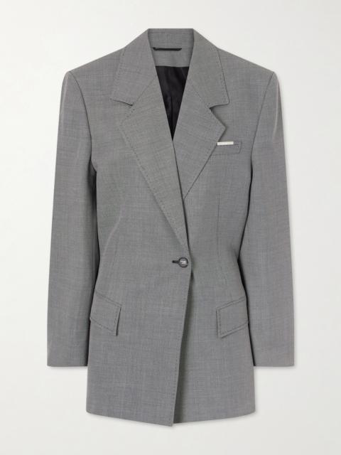 THE ATTICO Wool And Cotton-blend Blazer