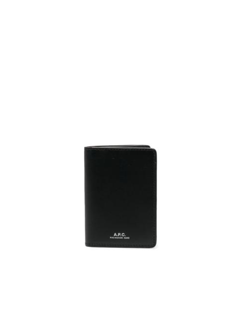Stefan leather card colder