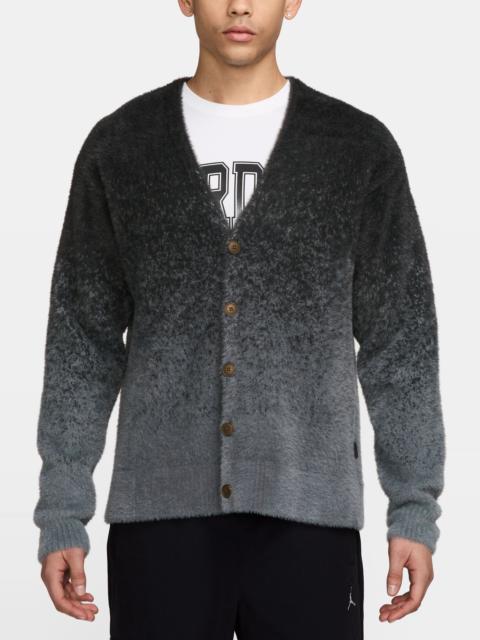 Jordan Air Jordan Ombré Cardigan in Dark Smoke Grey at Nordstrom