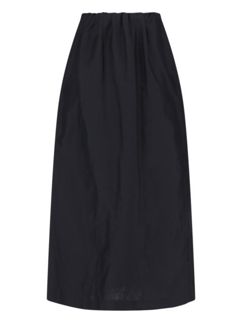 The Row 'SAUL' COTTON AND SILK MAXI SKIRT