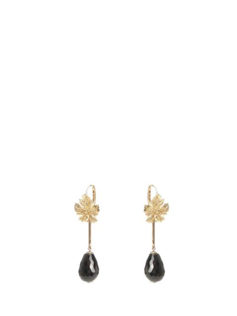 CELINE Celine Women Green Thumb Leaf Earring