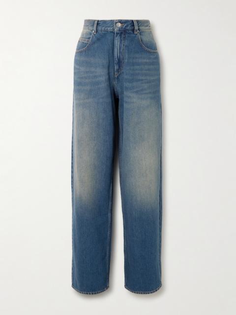 Isabel Marant Joanny Mid-rise Wide-leg Jeans