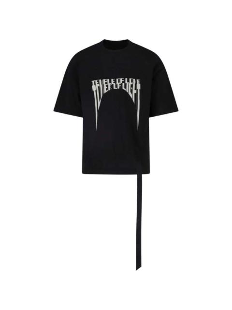 Rick Owens DRKSHDW Rick Owens Drkshdw Men Porterville T-Shirt With Graphic Print And Hanging Strap
