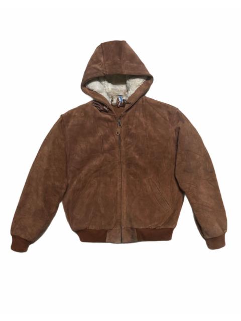 Other Designers Vintage - 🔥DELETE TODAY❌Vtg Suede Jacket Shearling Custom