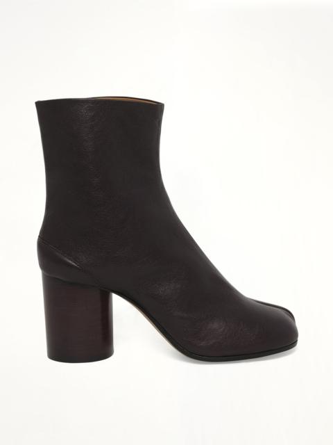 Maison Margiela Tabi Ankle Boots 8cm in Plum