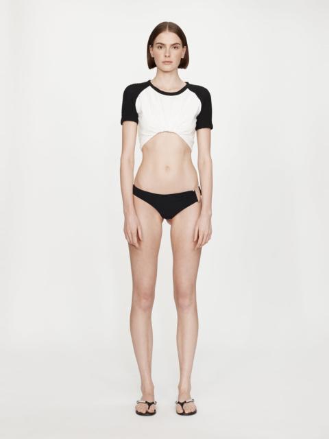 CHRISTOPHER ESBER Tucked Ringer Jersey Knit Tee