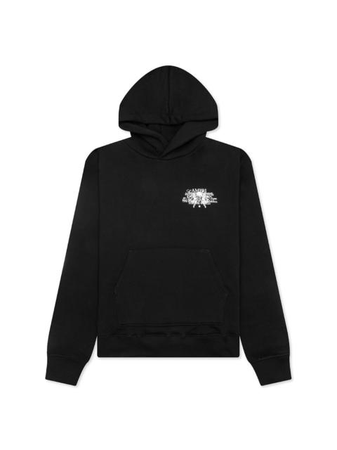 AMIRI CHERUB TEXT HOODIE - BLACK