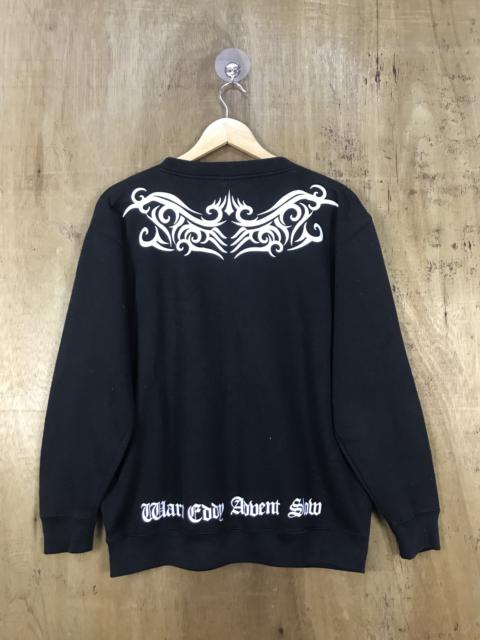 Other Designers Japanese Brand - Japanese Brand Chrome Heart Patterned Sweatshirt