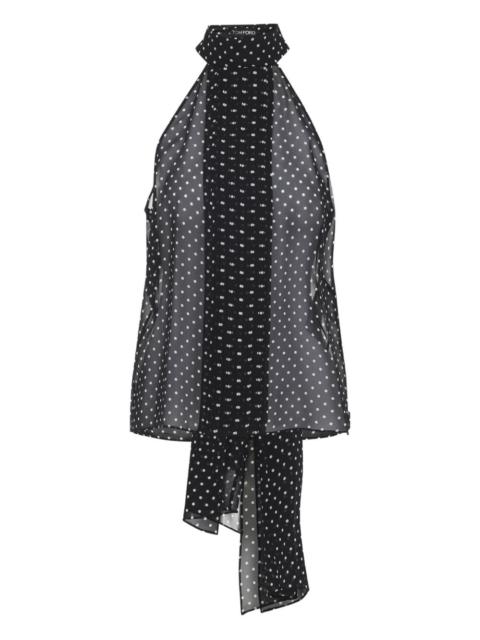 TOM FORD polka-dot blouse