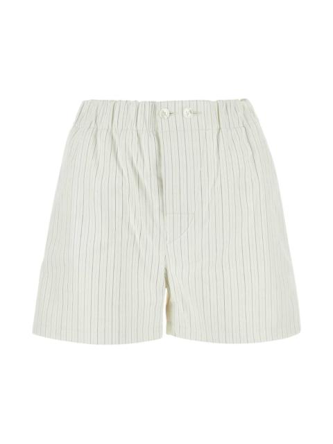 Bottega Veneta Printed Leather Shorts