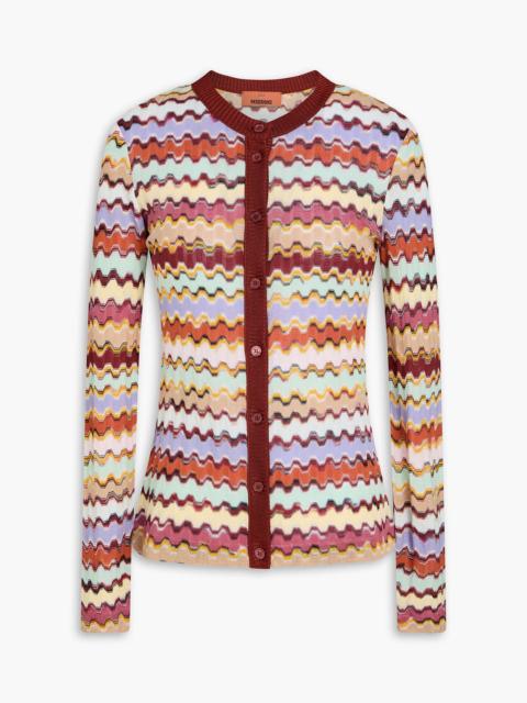 Missoni Crochet-knit cotton-blend cardigan