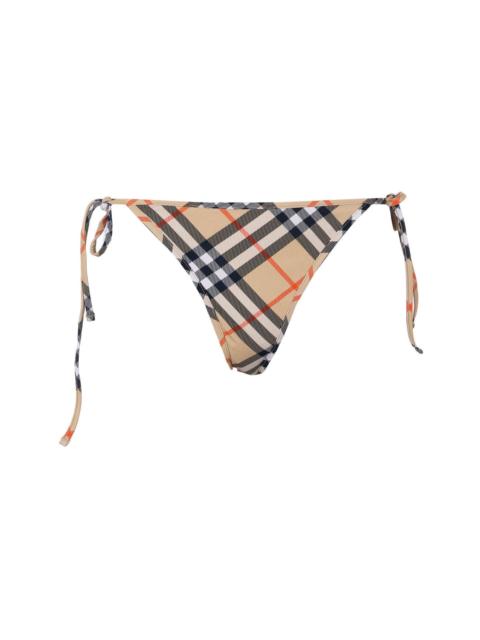 Burberry Burberry Women Check Bikini Slip