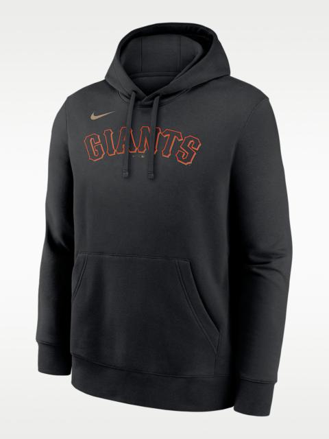 Nike San Francisco Giants Club Men's Nike MLB Pullover Hoodie