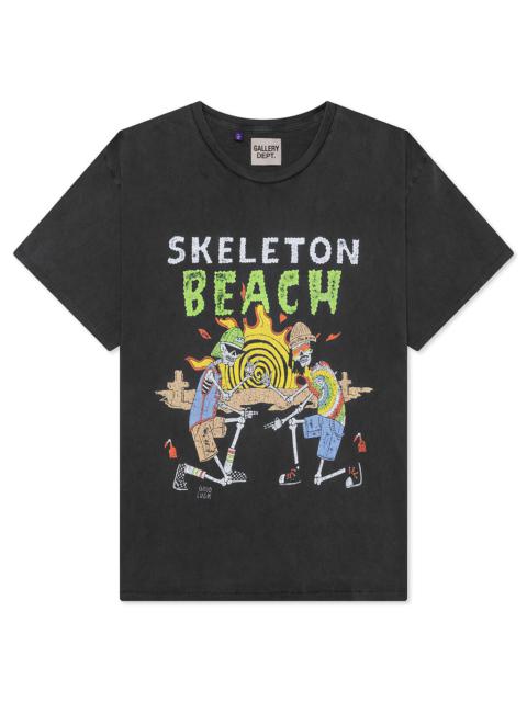 GALLERY DEPT. SKELETON BEACH TEE - VINTAGE BLACK