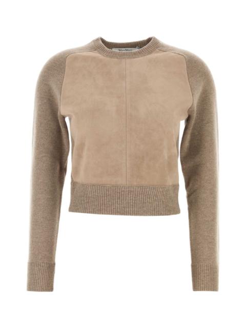 Max Mara Max Mara Women Beige Wool Blend Nasello Sweater