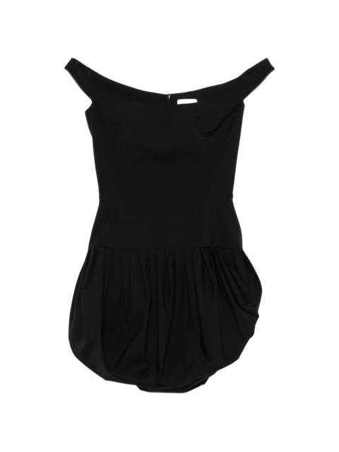 MAGDA BUTRYM Magda Butrym Off-shoulder Gathered Mini Dress