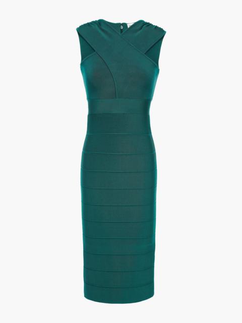 Other Designers Crossover bandage dress