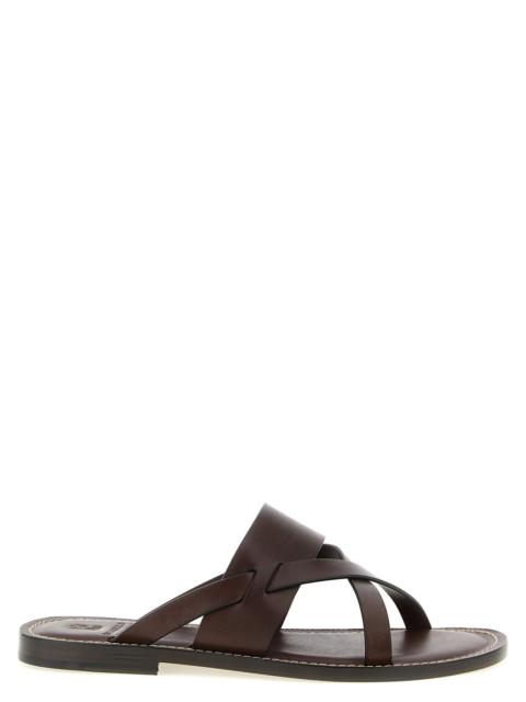 Brunello Cucinelli Brunello Cucinelli Men Leather Sandals