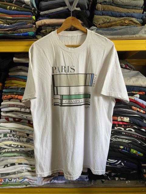 Other Designers Vintage - J GALT made USA Champs Elysees Photographer Artwork tee