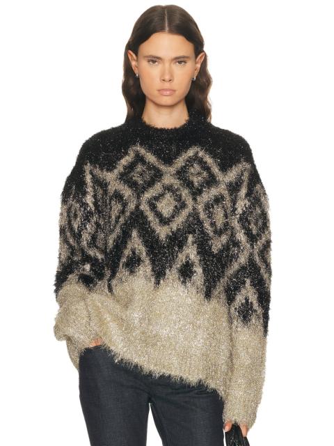 Acne Studios Kinai Tinsel Knit Sweater