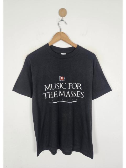 Other Designers Band Tees - Vintage 80s Depeche Mode Music for the Masses Tour Shirt