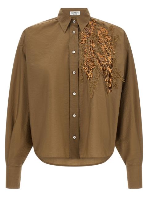 Brunello Cucinelli Brunello Cucinelli Women 'Dazzling Seabed Embroidery' Shirt