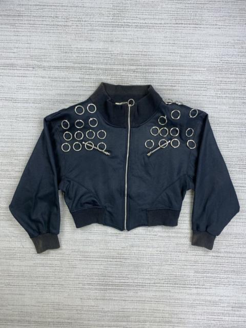 Other Designers If Six Was Nine × Vintage - Vtg All American Official Lover Punk Bondage Cropped Jacket