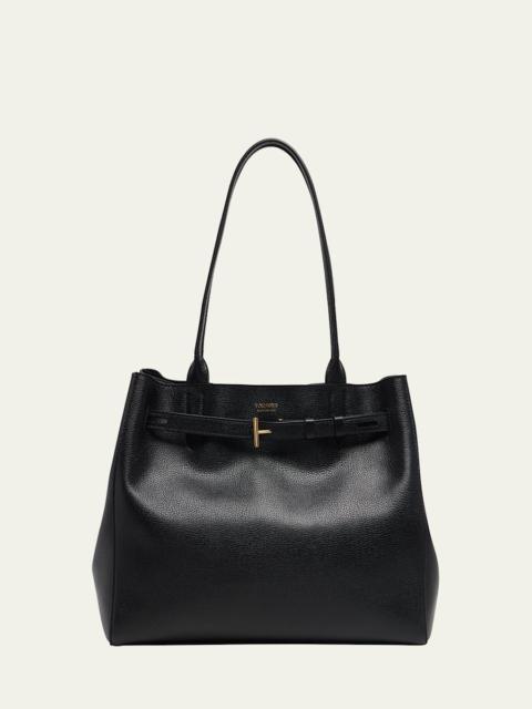 TOM FORD Medium Tote Bag in Grain Leather