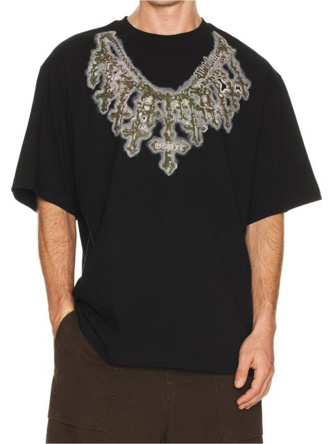 We11done Cross Necklace T-Shirt